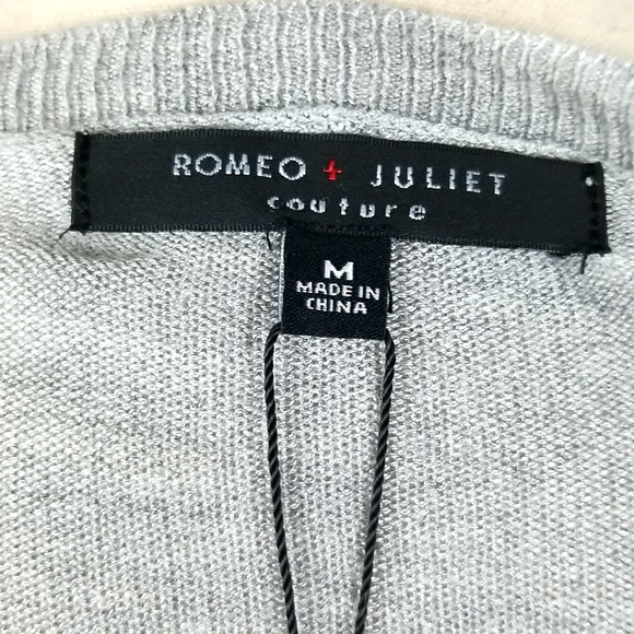 NWT Romeo & Juliete Couture Sweater Sz M NWT - Picture 5 of 8